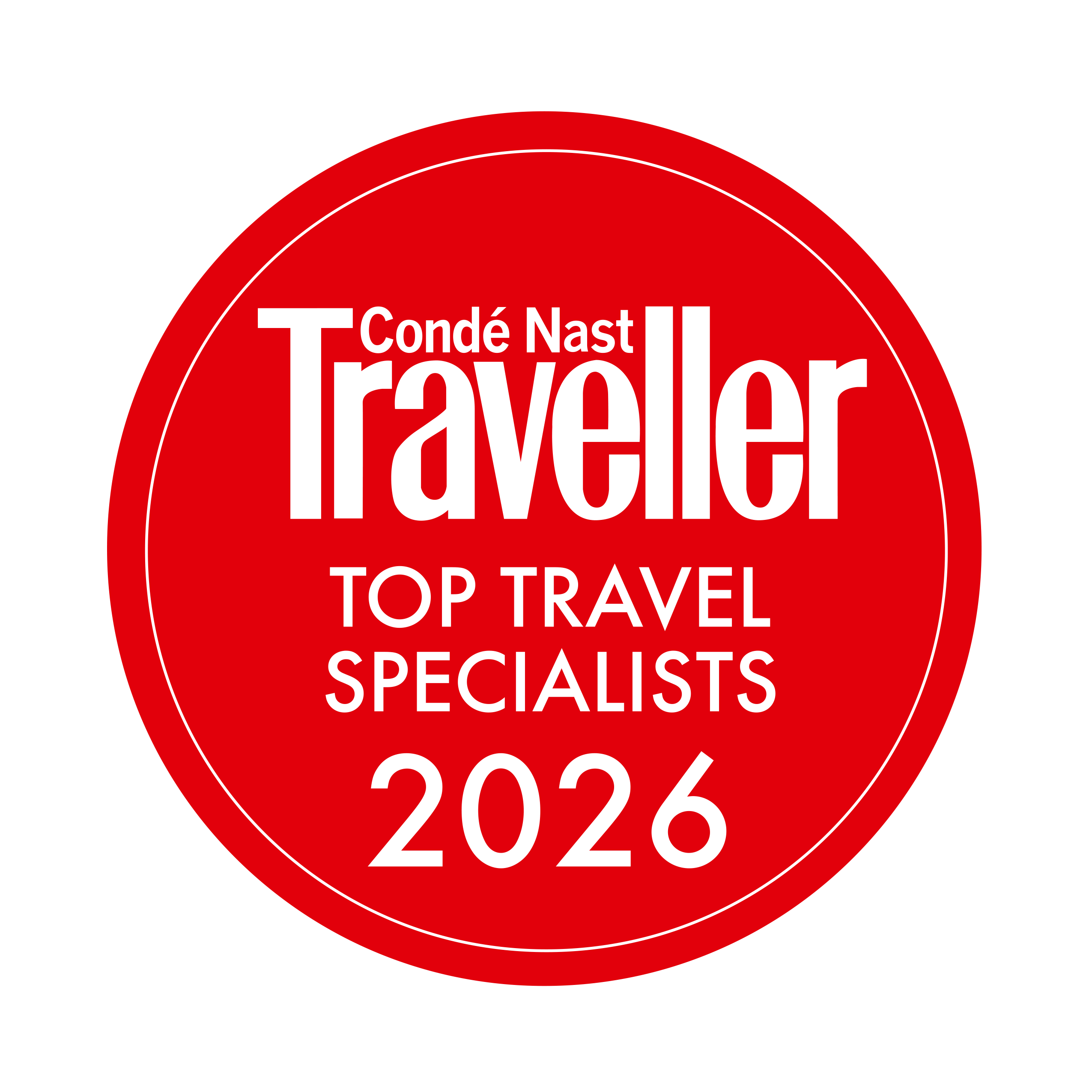 Condé Nast Traveller Award Badge